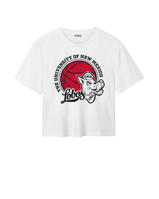UNM Lobos Basketball Cotton Easy Tee