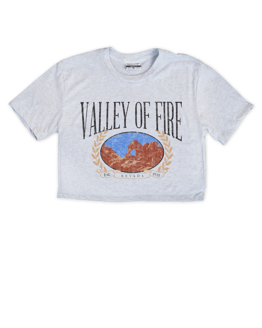 Valley of Fire Vines Cropped Tee