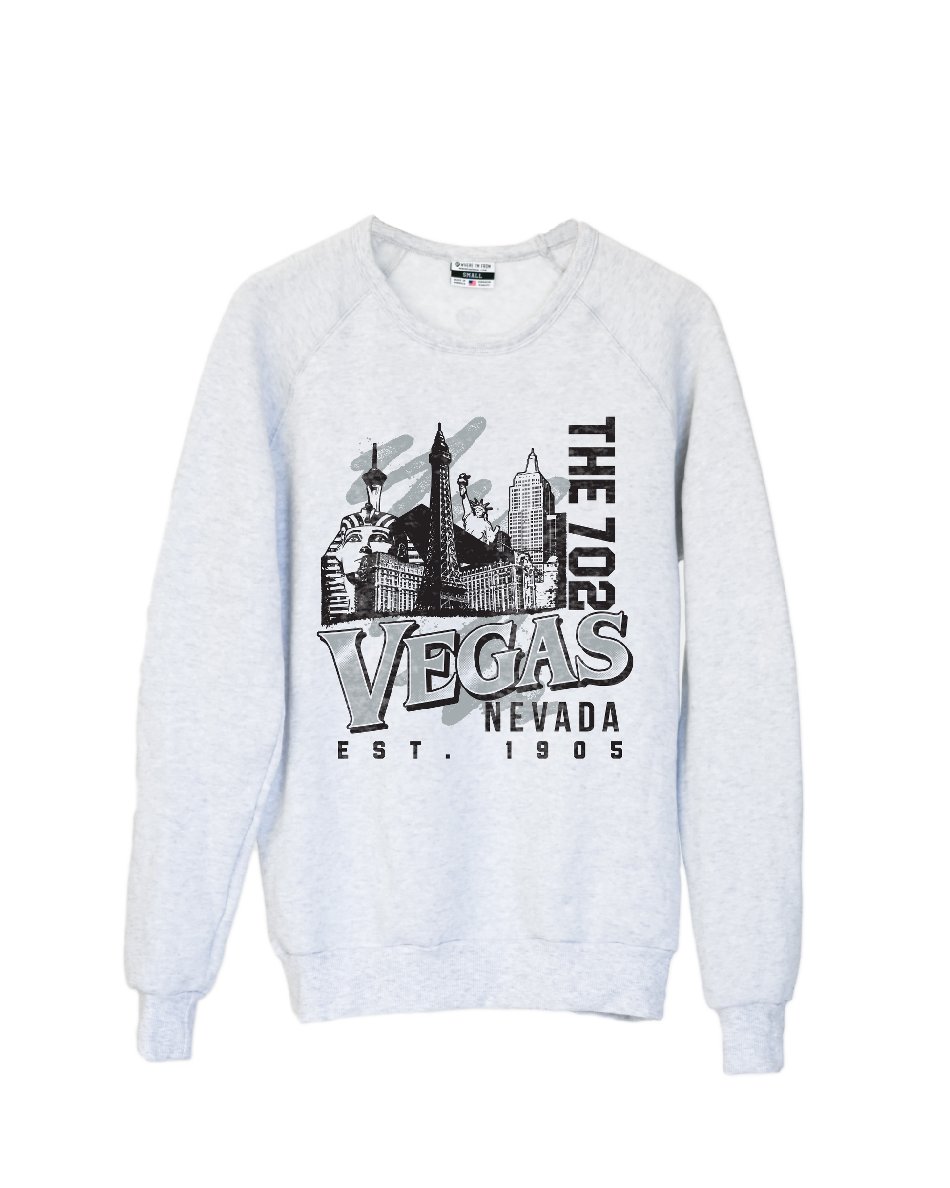 Vegas Paint Skyline Crew Sweatshirt