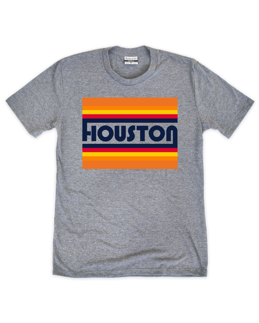 Houston Retro Lines Tee