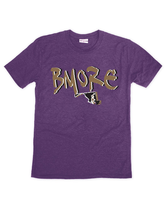 Bmore State Purple Tee