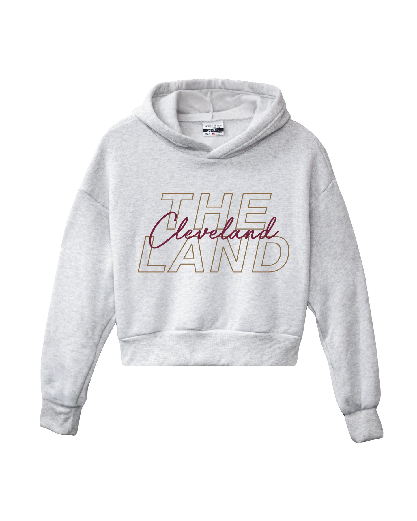 The Land Cleveland Script Pullover Hoodie