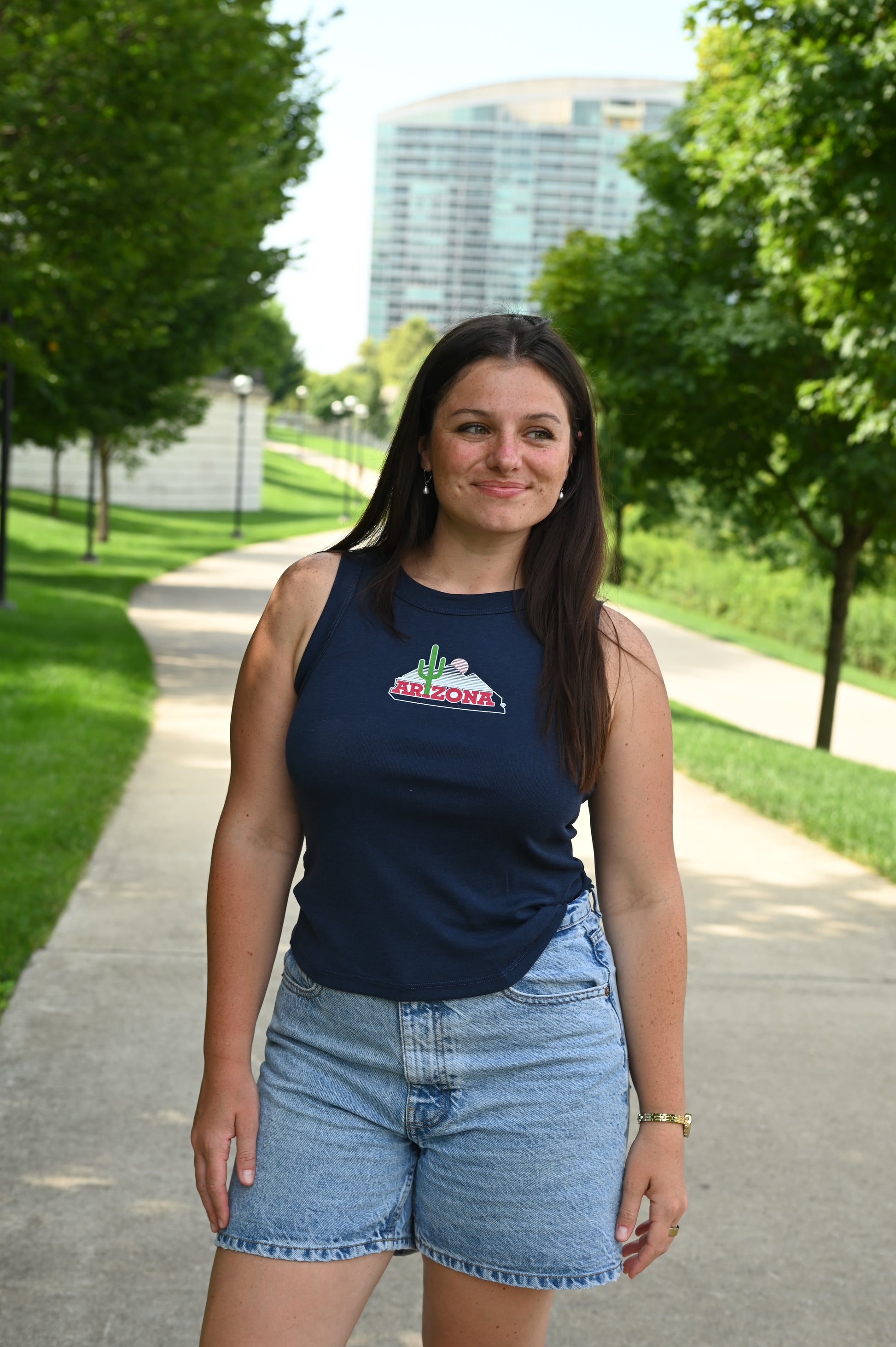 Arizona Vintage Logo High Neck Tank