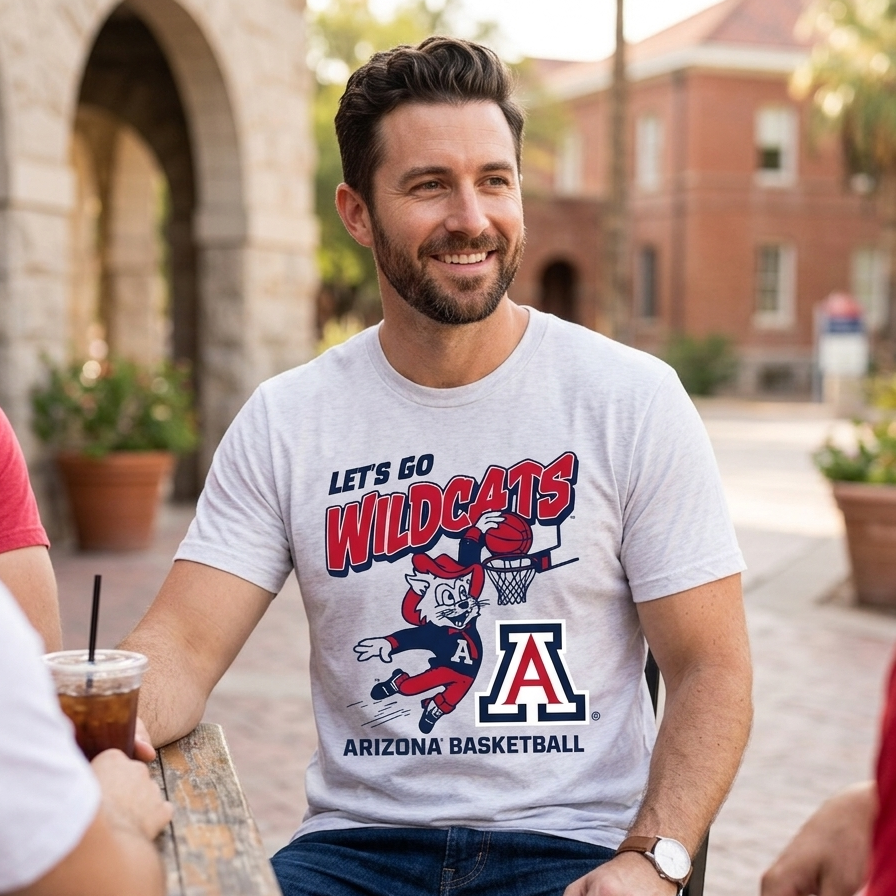 Arizona Wilbur Dunk Basketball Tee