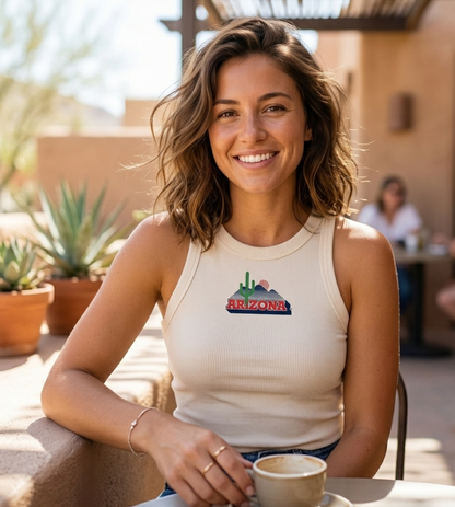 Arizona Vintage Logo High Neck Tank