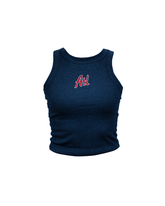Atlanta ATL Script High Neck Tank