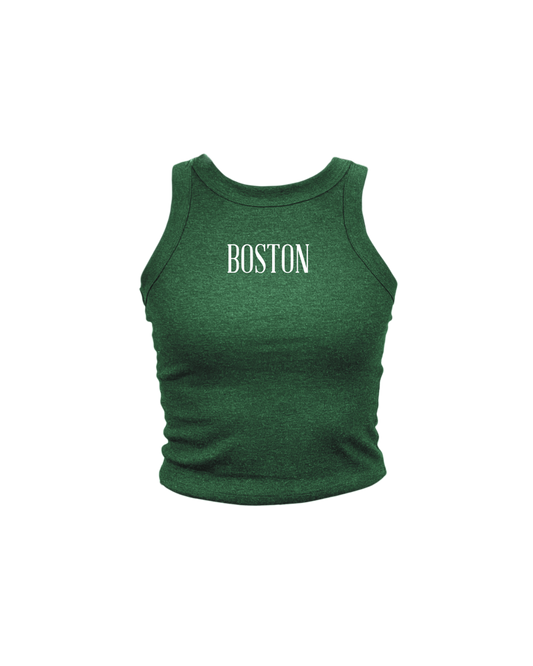 Simple Boston High Neck Tank