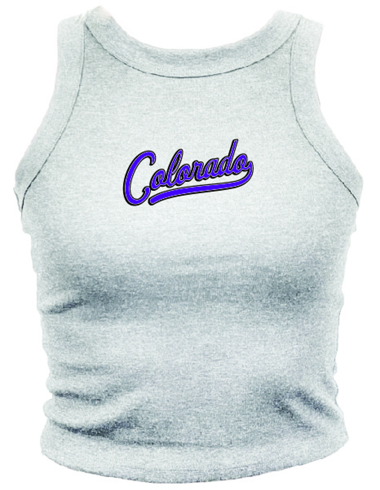 Colorado Script High Neck Tank