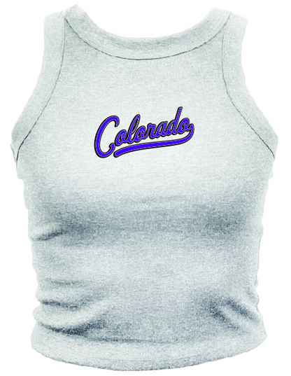 Colorado Script High Neck Tank