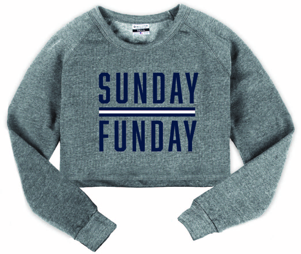 Dallas Sunday Funday Cropped Sweatshirt