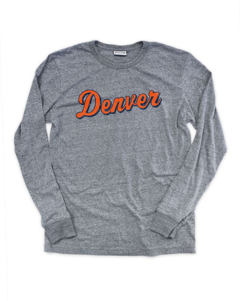 Denver Script Long Sleeve