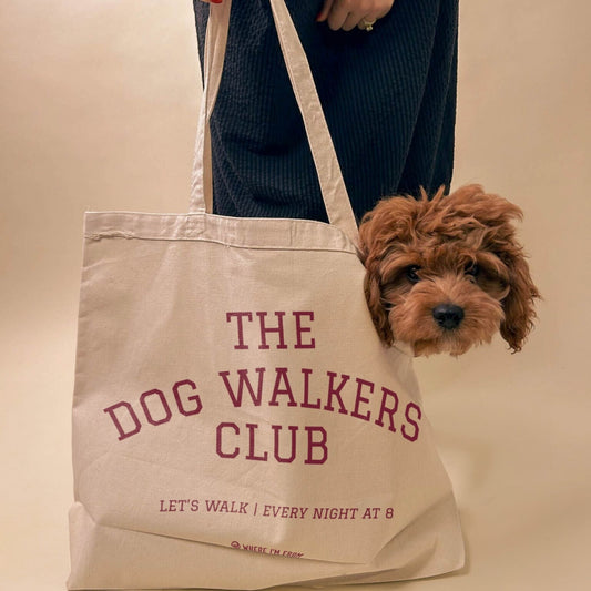 The Dog Walkers Club Large Tote
