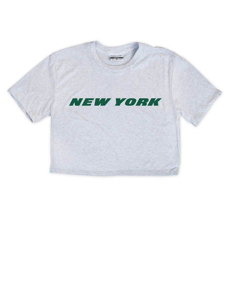 New York Jersey Cropped Tee