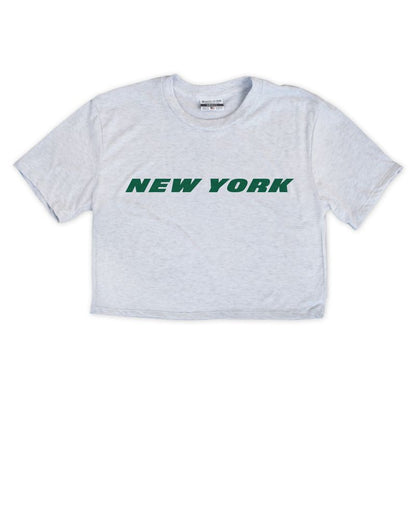 New York Jersey Cropped Tee