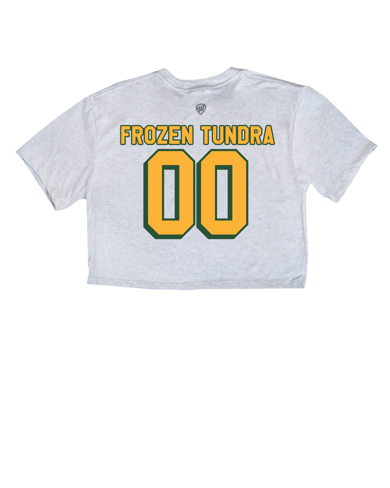 Green Bay Jersey Front/Back Cropped Tee