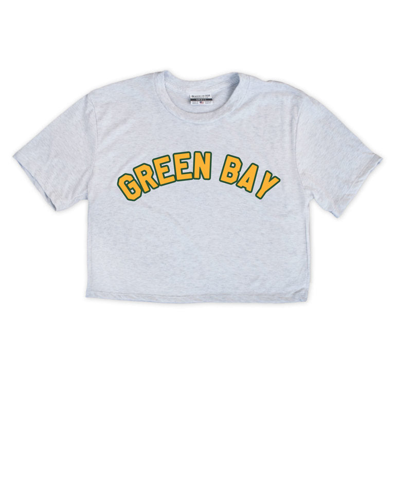 Green Bay Jersey Front/Back Cropped Tee