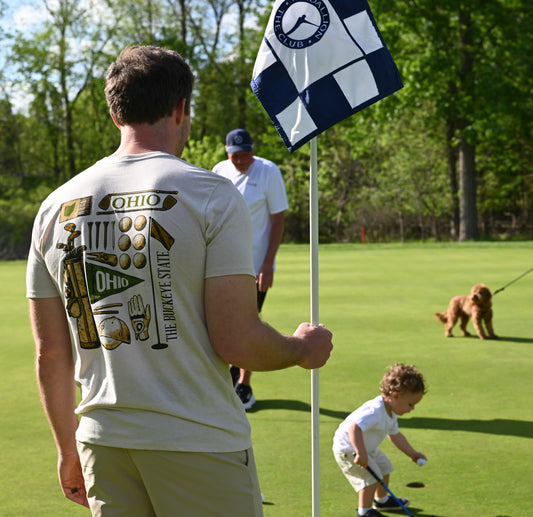 Ohio Vintage Golf Icons Tee