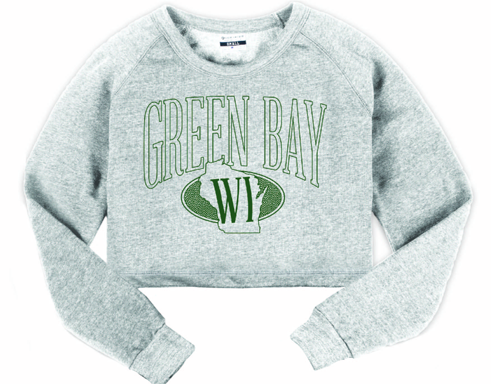 Green Bay Cropped Sweatshirt