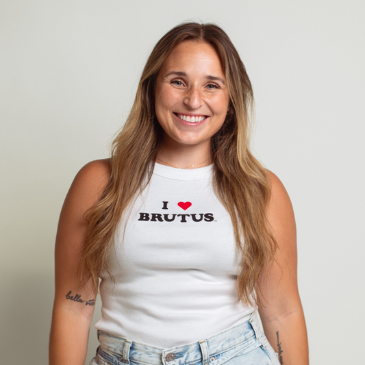 I Love Brutus High Neck Tank