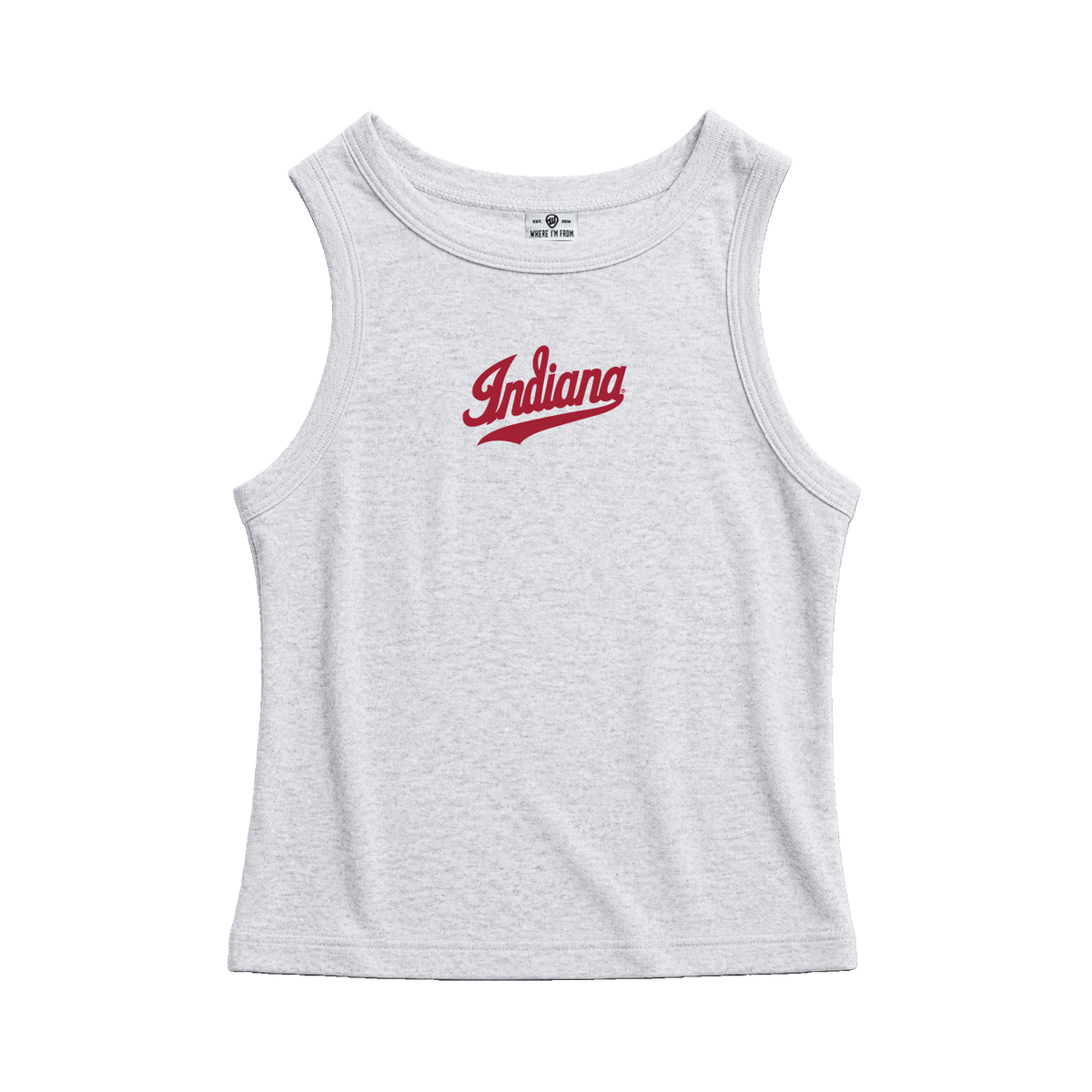 Indiana Script High Neck Tank