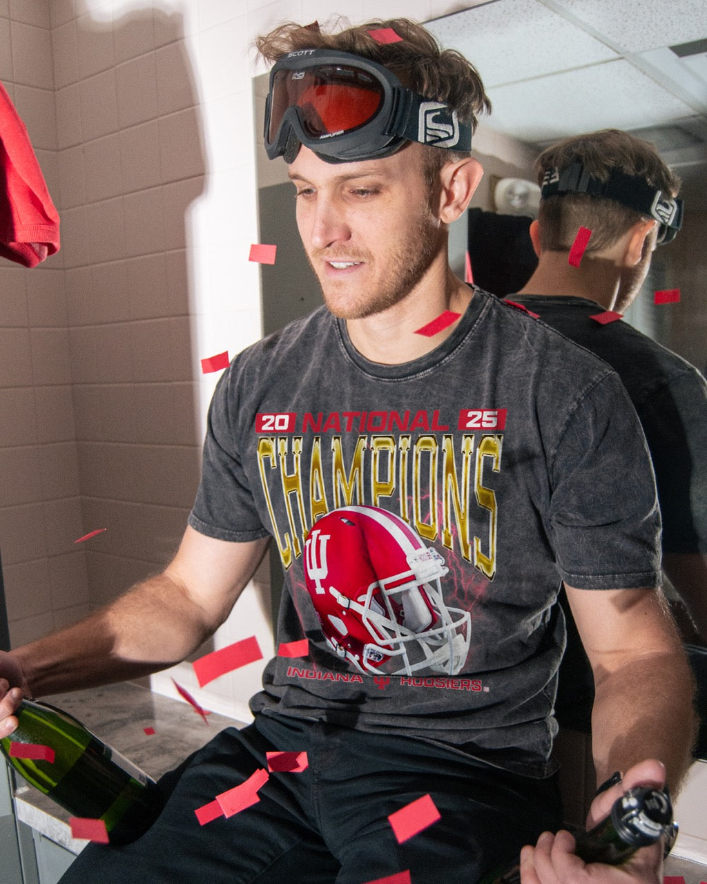 IU Champs Vintage Helmet Tee