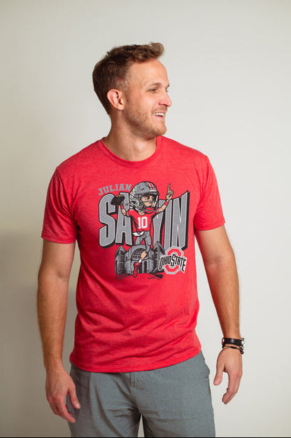 Julian Sayin Ohio State Caricature Tee