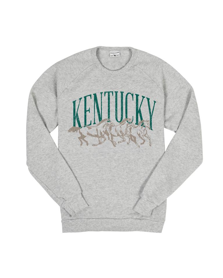 Kentucky Horses Crew Sweatshirt