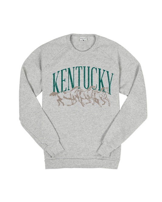 Kentucky Horses Crew Sweatshirt