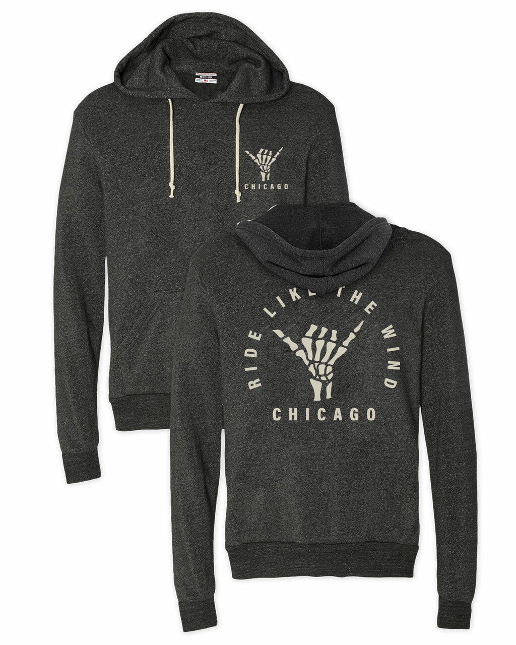Chicago Ride Like The Wind Front/Back Hoodie