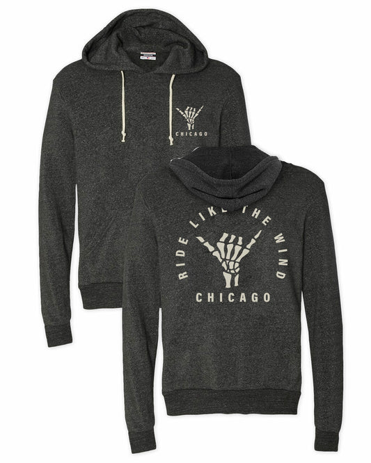 Chicago Ride Like The Wind Front/Back Hoodie