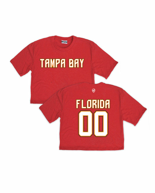 Tampa Bay Jersey Front/Back Cropped Tee