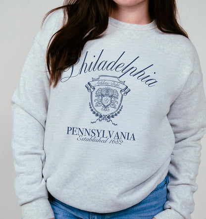 Philadelphia Crest Crew Sweatshirt