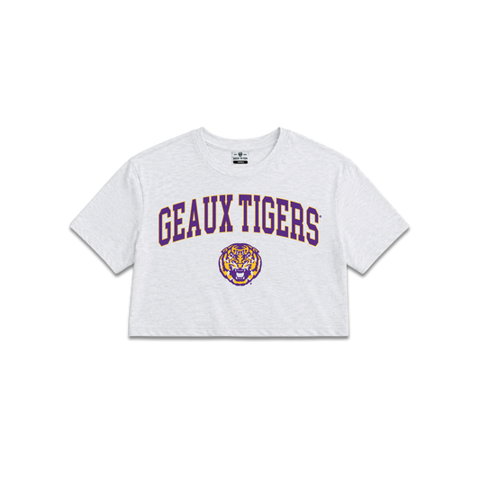 LSU Geaux Tigers Cropped Tee