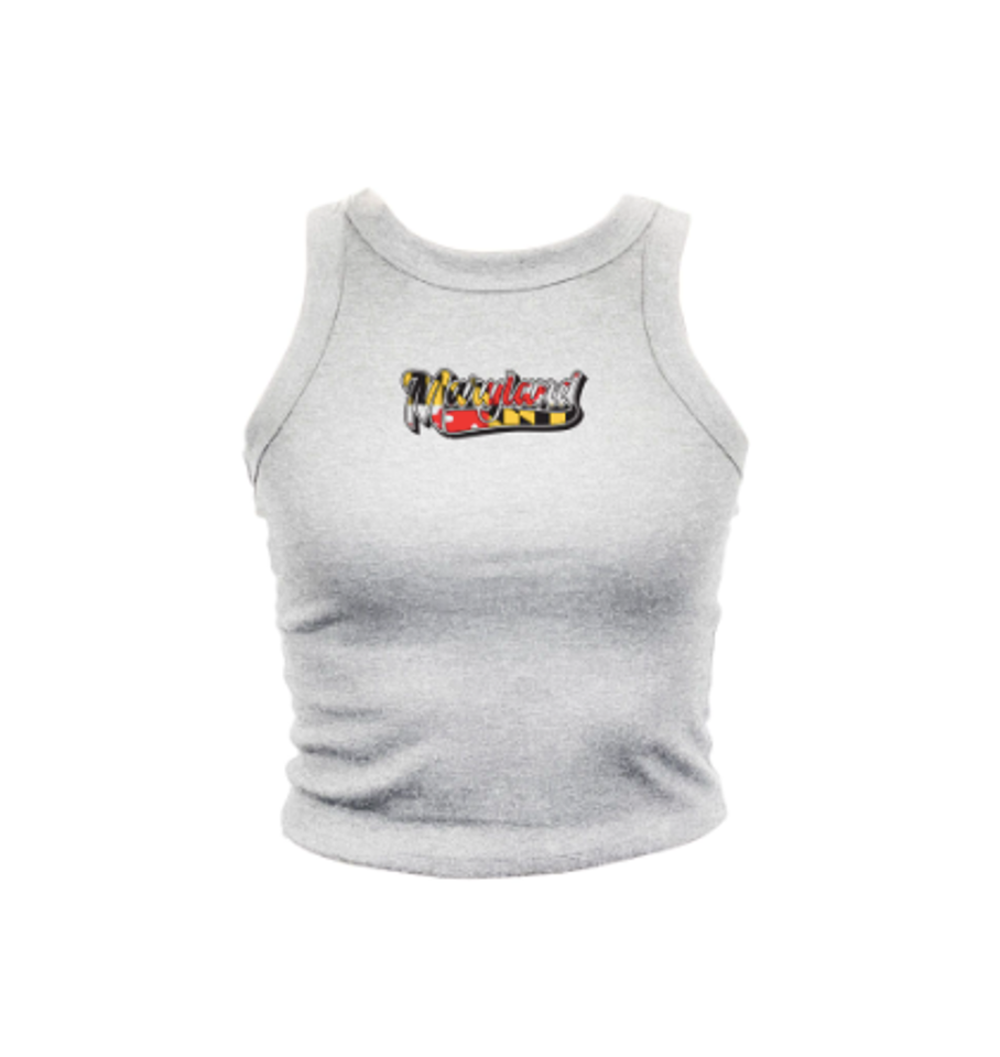 Maryland Script High Neck Tank