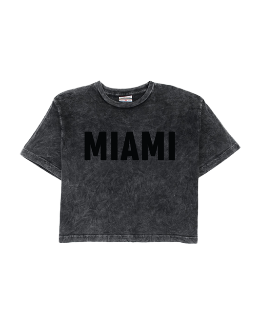 Miami Puff Cropped Tee