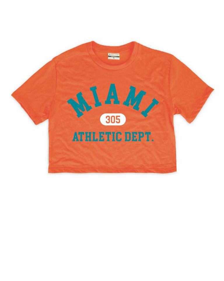 Miami Athletic Dept. Cropped Tee