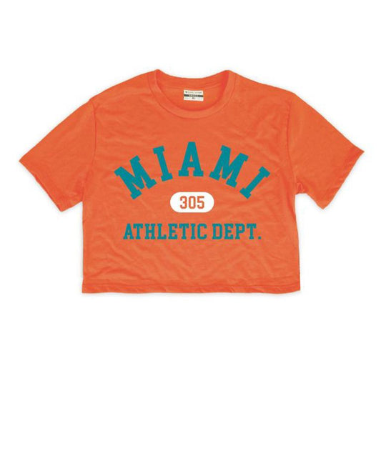 Miami Athletic Dept. Cropped Tee