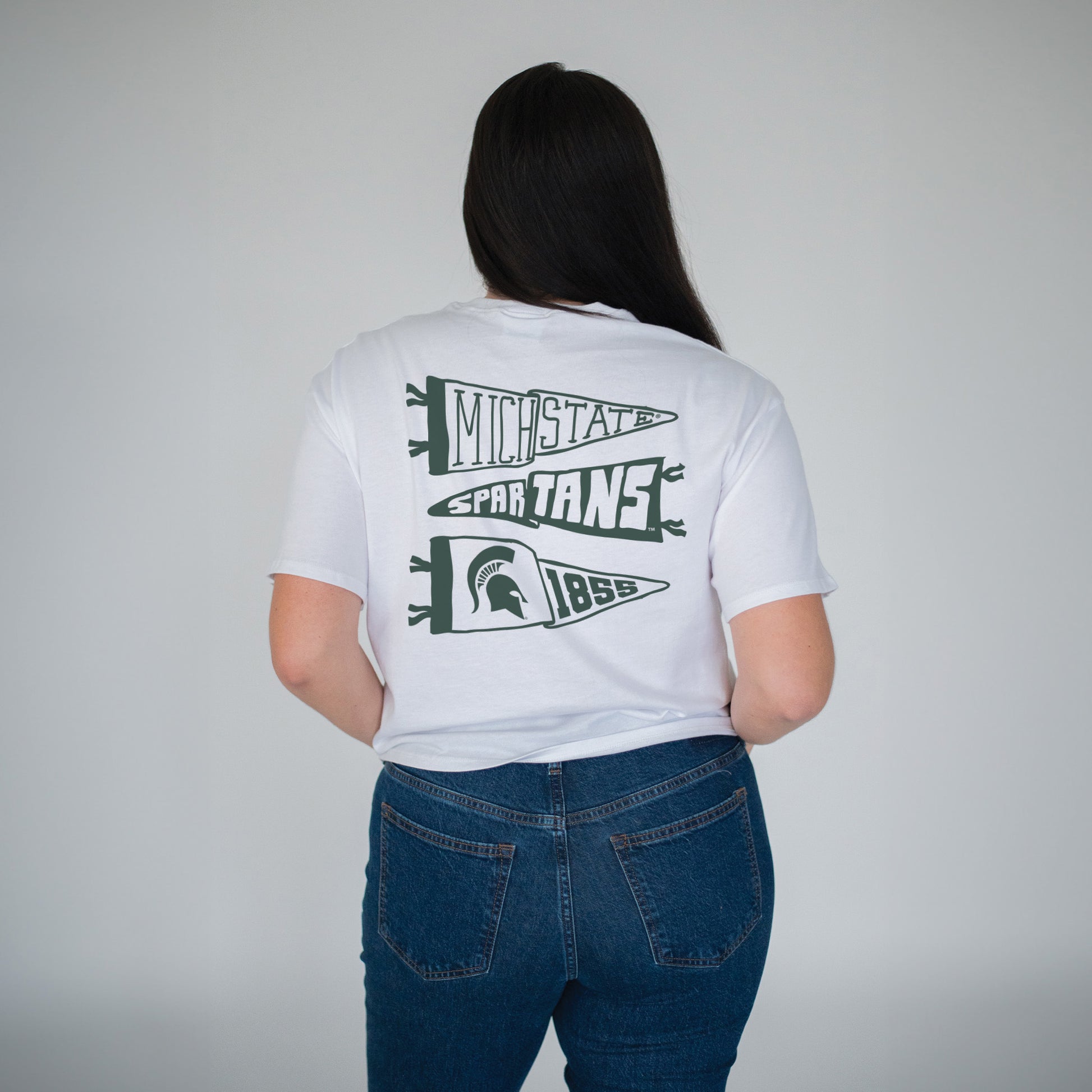 Michigan State Pennants Easy Tee