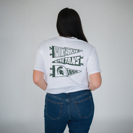 Michigan State Pennants Easy Tee
