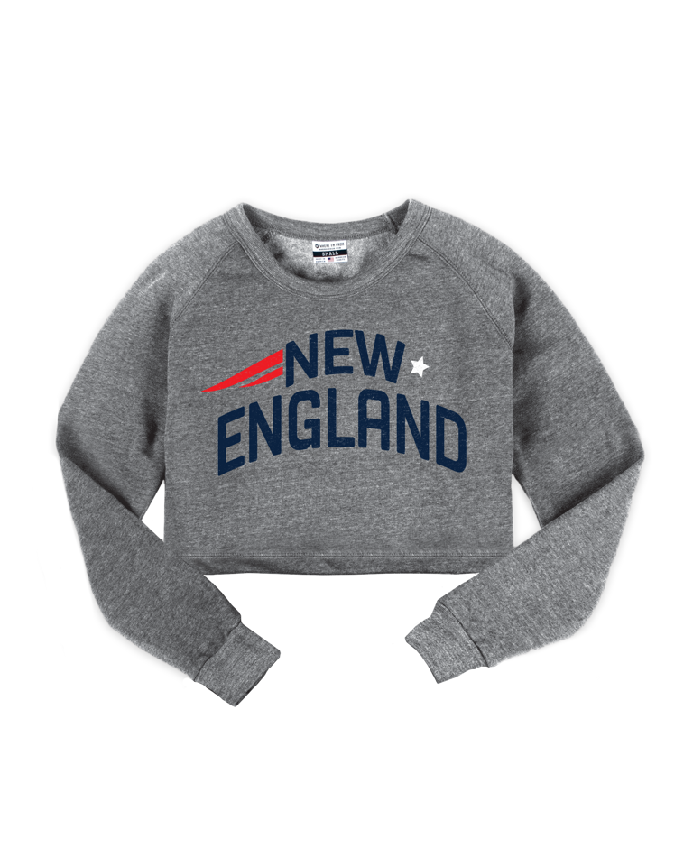 New England Cropped Sweatshirt