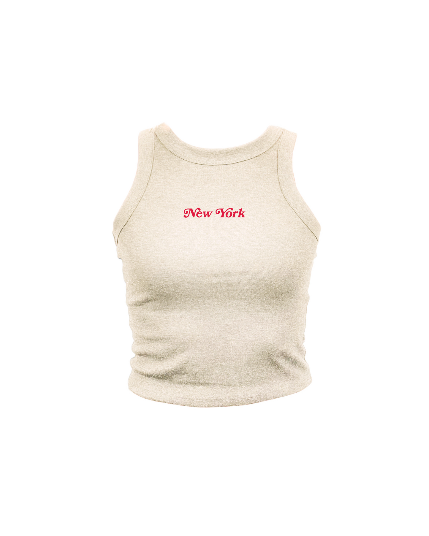 New York Classic High Neck Tank Top