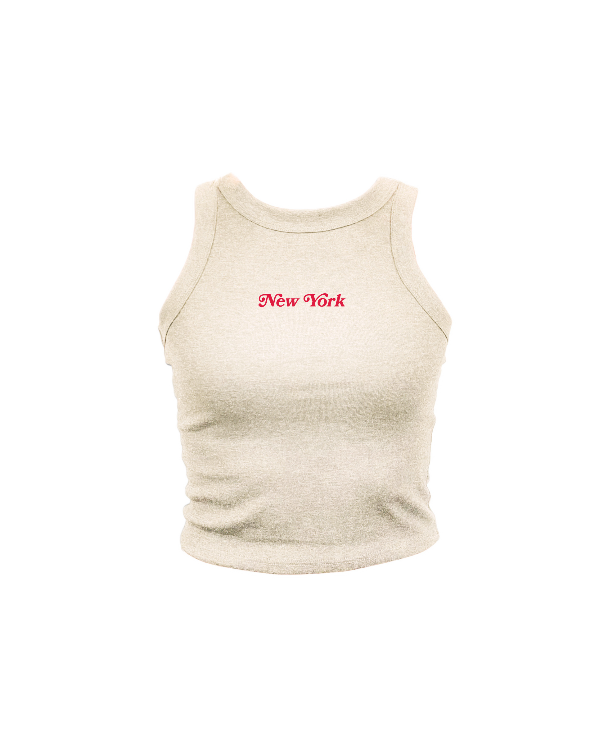 New York Classic High Neck Tank Top