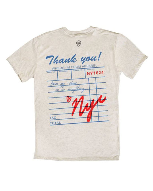 NYC Dinner Receipt Tee