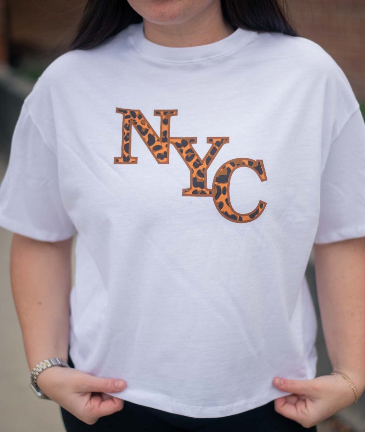 NYC Leopard Easy Tee