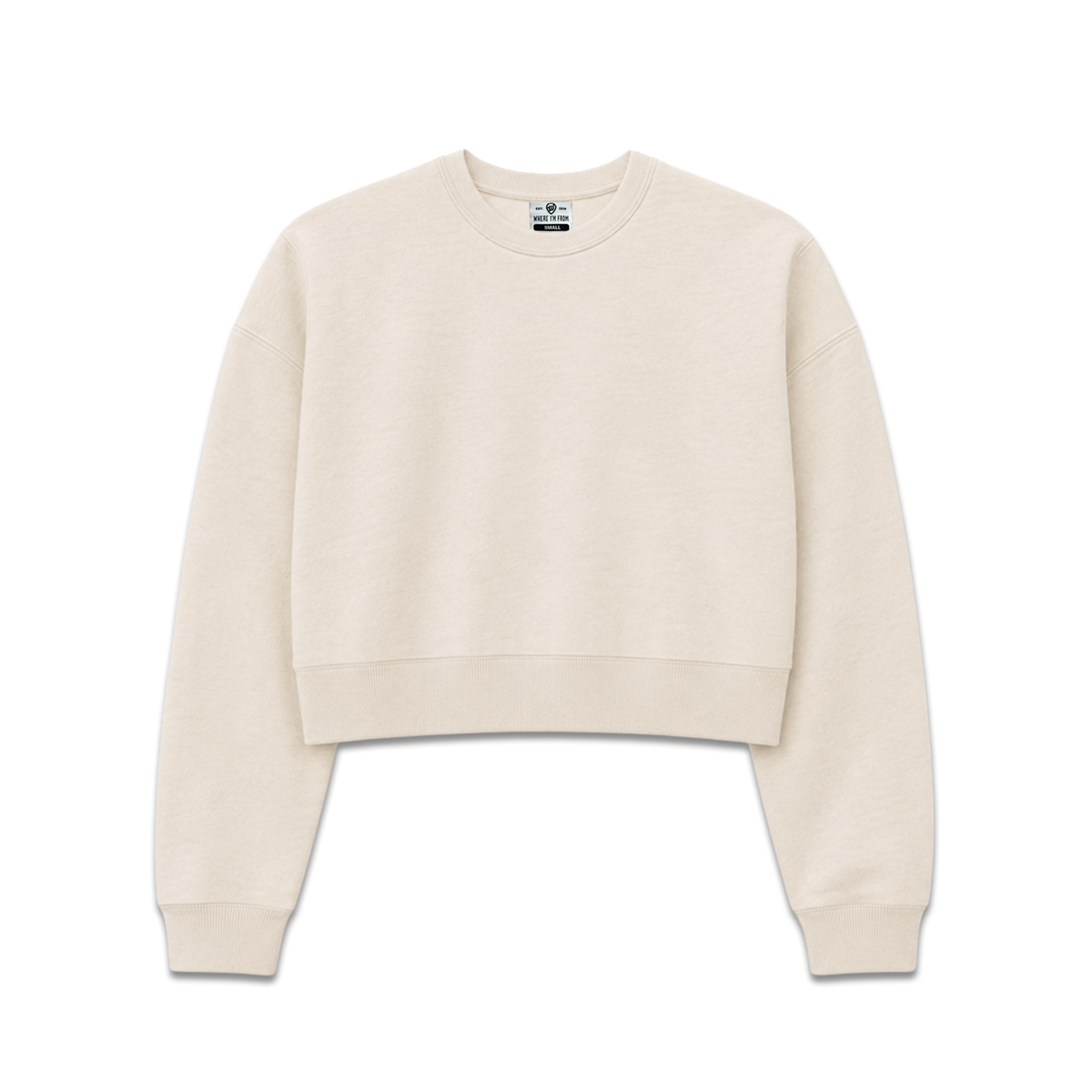 Essentials Cropped Crew Sweatshirt