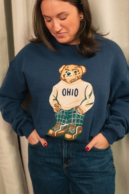 Ohio Sweater Bear Crew Sweatshirt