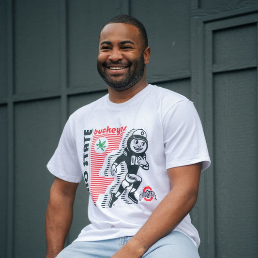 Ohio State Brutus Retro Runner Tee