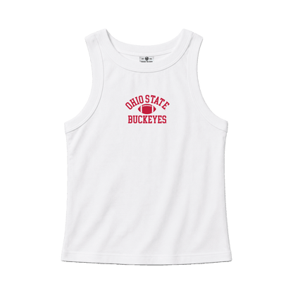 Ohio State Football Cotton High Neck Tank