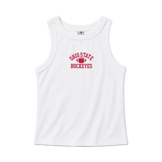Ohio State Football Cotton High Neck Tank
