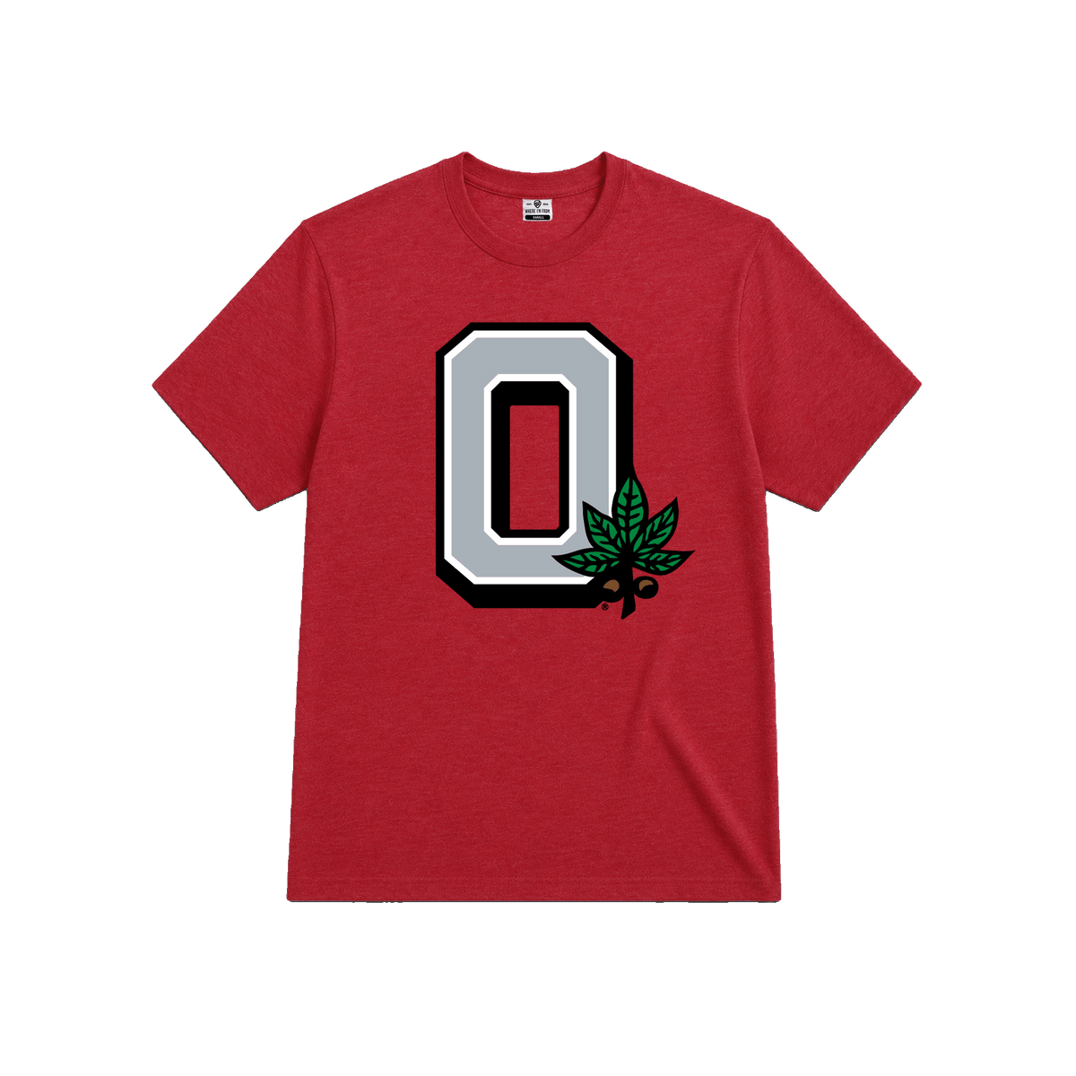 Heritage Block O Buckeye Leaf Tee